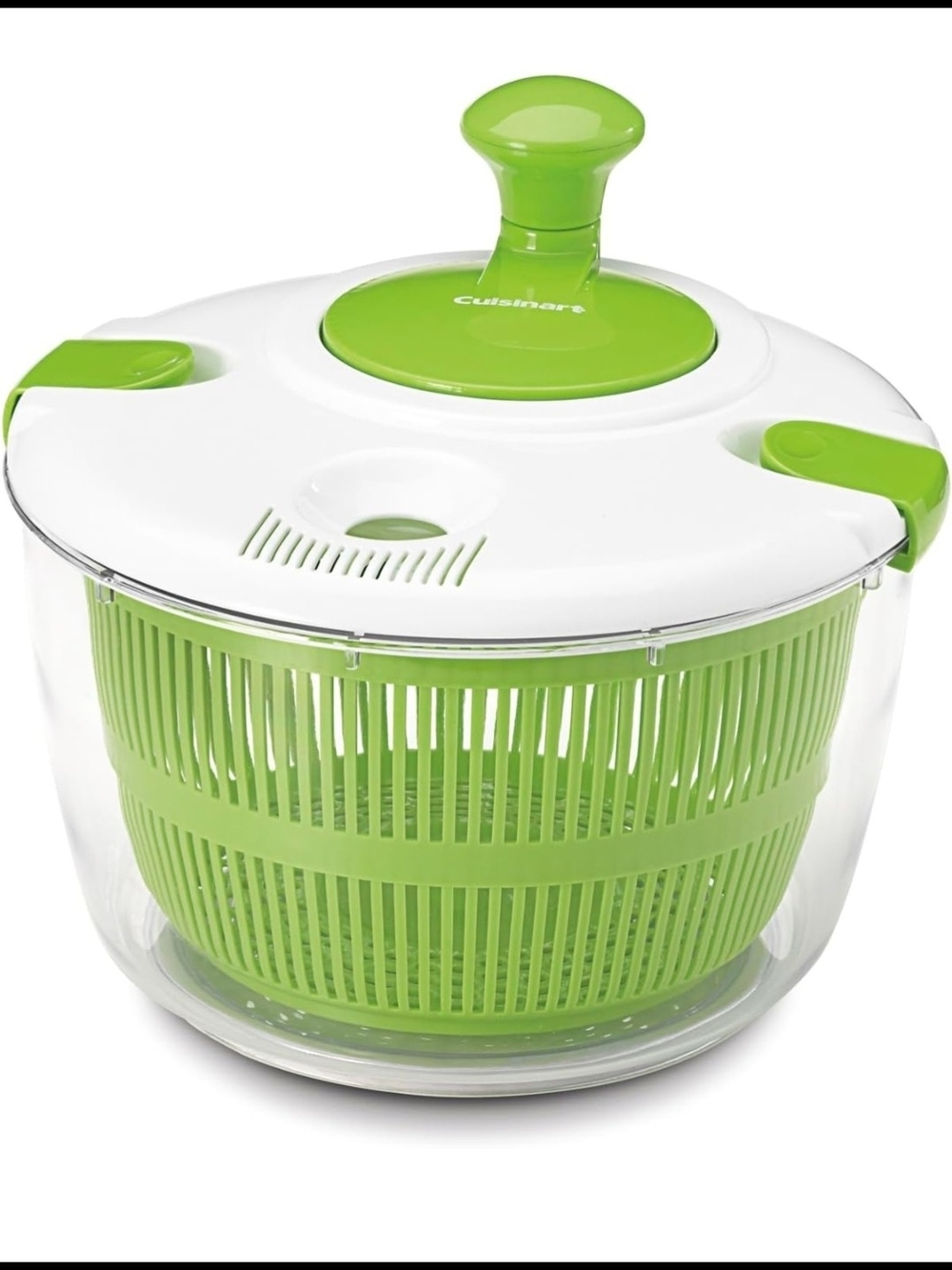 Cuisinart Lime Green and White Salad Spinner